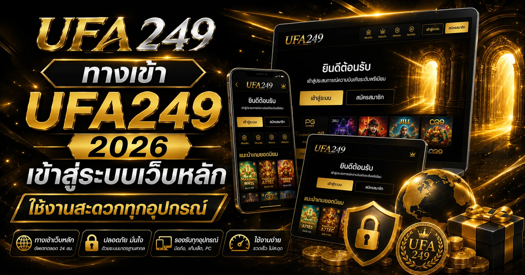 ทางเข้า UFA249 2026 เข้าสู่ระบบเว็บหลัก ใช้งานสะดวกทุกอุปกรณ์