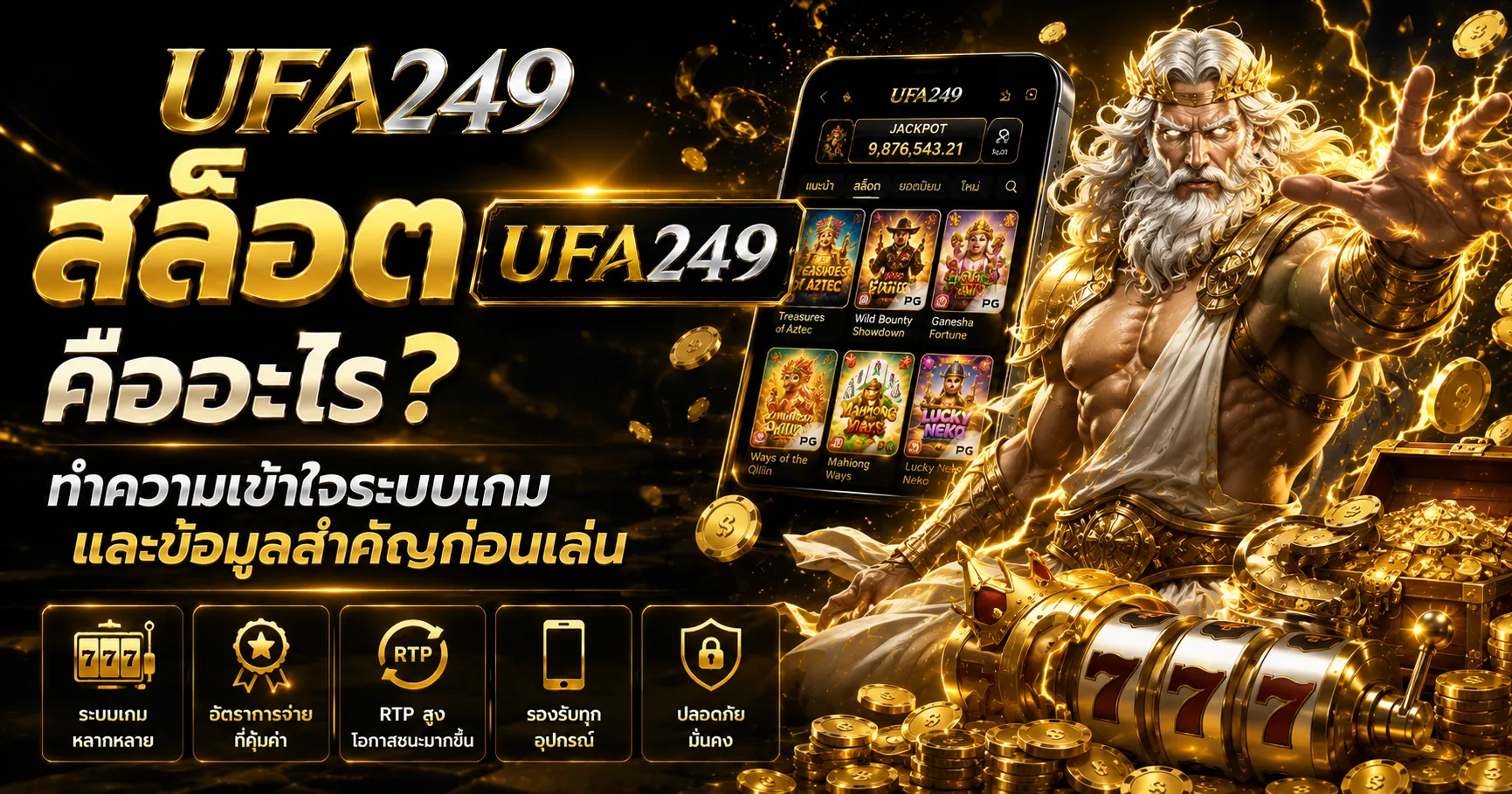 สล็อต UFA249 คืออะไร ทำความเข้าใจระบบเกมและข้อมูลสำคัญก่อนเล่น